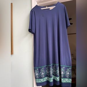 Michael Kors XL Navy zippered Dress